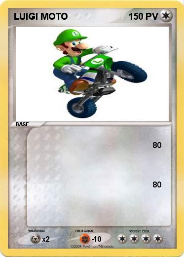 Pokemon LUIGI MOTO