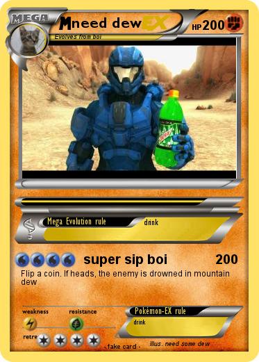 Pokemon need dew