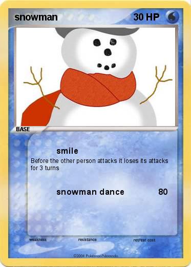 Pokemon snowman