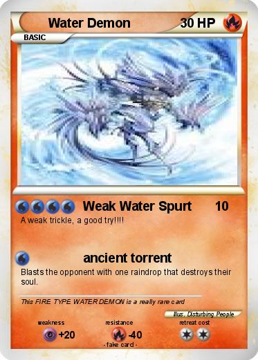 Pokemon Water Demon