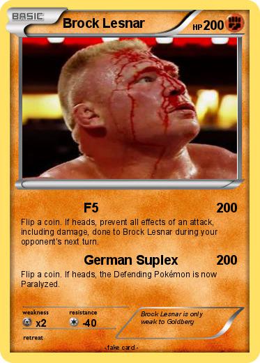 Pokemon Brock Lesnar