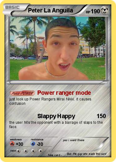 Pokemon Peter La Anguila