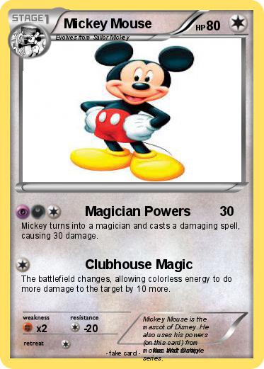 Pokemon Mickey Mouse
