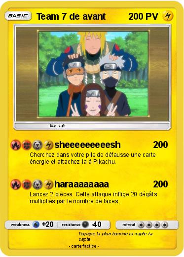 Pokemon Team 7 de avant