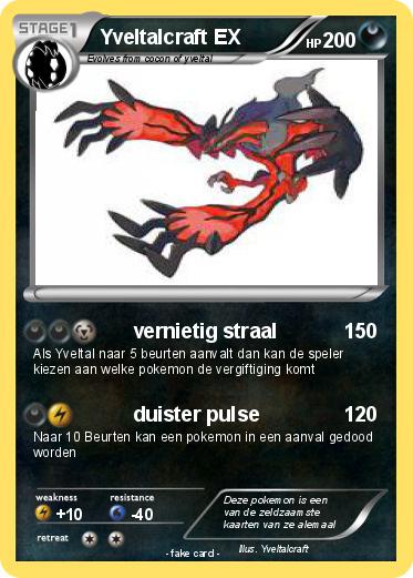Pokemon Yveltalcraft EX