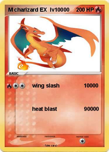 Pokemon M charizard EX  lv10000