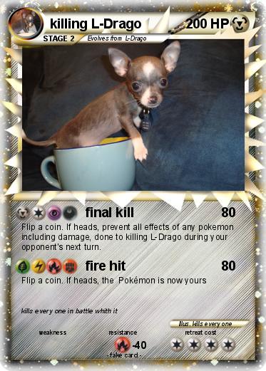 Pokemon killing L-Drago