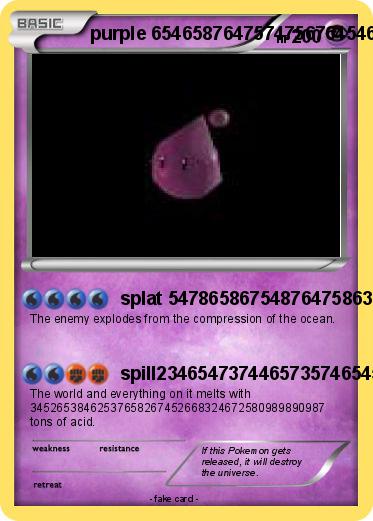 Pokemon purple 6546587647574756764546487