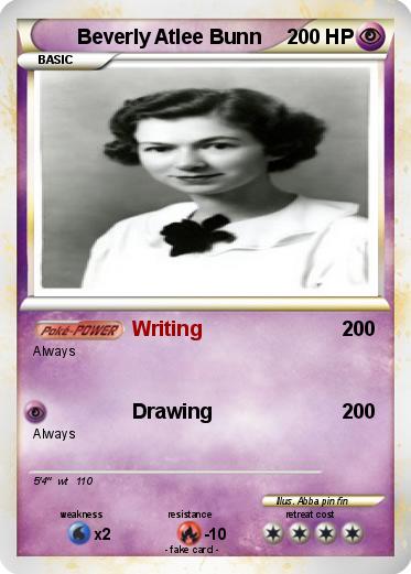 Pokemon Beverly Atlee Bunn