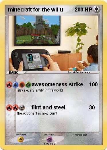 Pokemon minecraft for the wii u