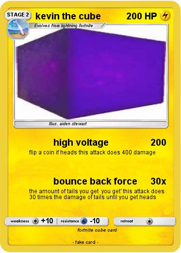 Pokemon kevin the cube