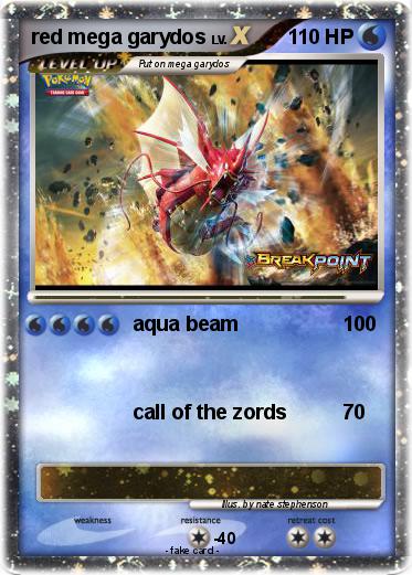 Pokemon red mega garydos
