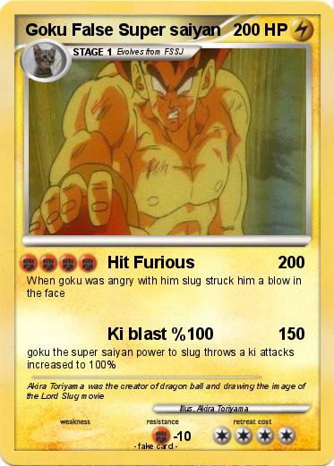 Pokemon Goku False Super saiyan