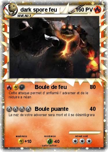 Pokemon dark spore feu