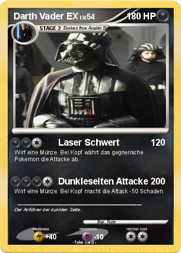 Pokemon Darth Vader EX