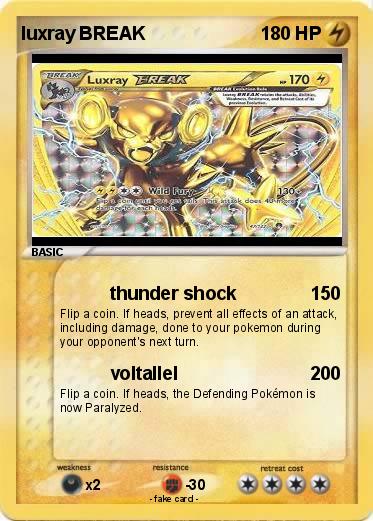 Pokemon luxray BREAK