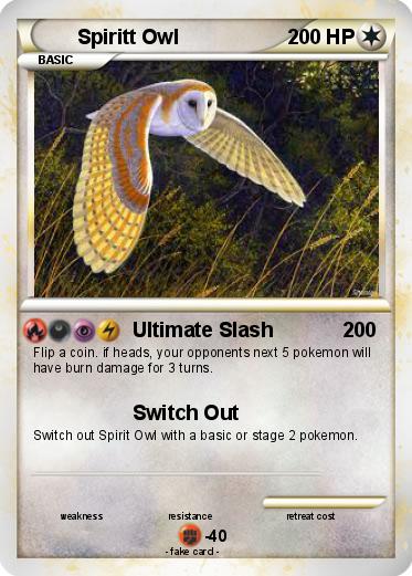 Pokemon Spiritt Owl