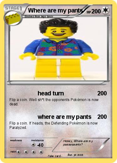 Pokemon Where are my pants