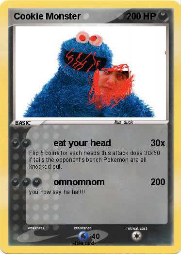 Pokemon Cookie Monster