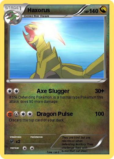 Pokemon Haxorus