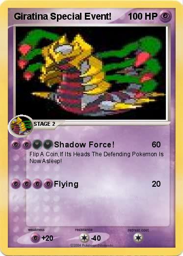 Pokemon Giratina Special Event!