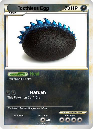 Pokemon Toothless Egg