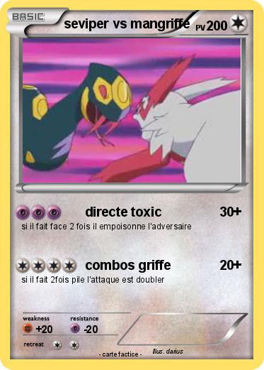 Pokemon seviper vs mangriffe