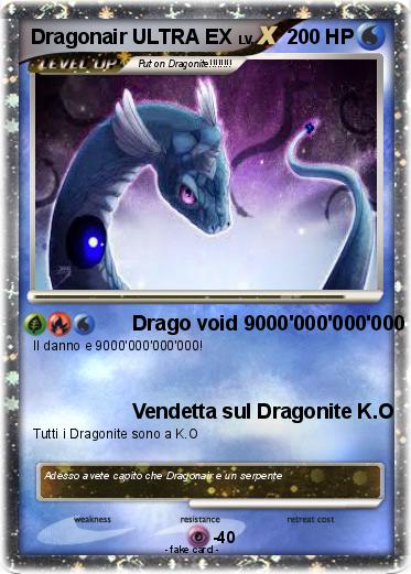 Pokemon Dragonair ULTRA EX