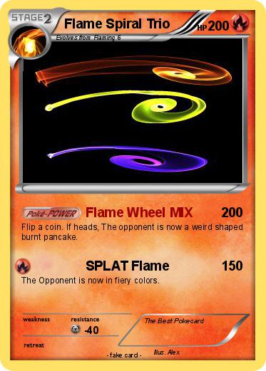 Pokemon Flame Spiral Trio