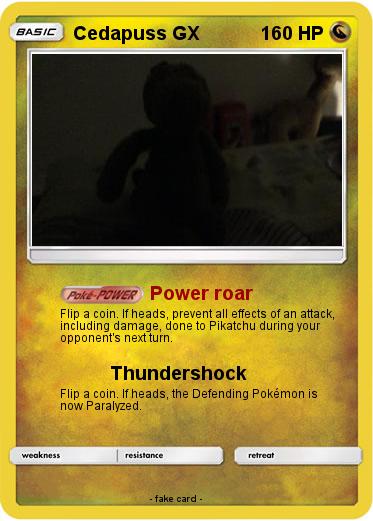 Pokemon Cedapuss GX