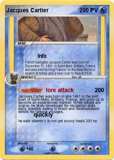 Pokemon Jacques Cartier
