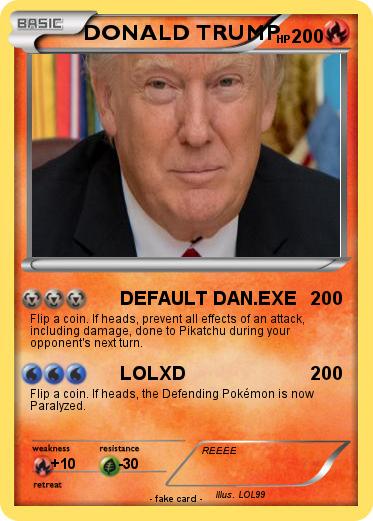 Pokemon DONALD TRUMP