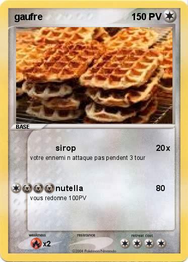 Pokemon gaufre