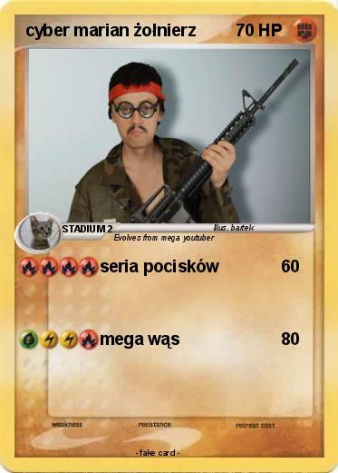 Pokemon cyber marian żołnierz