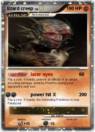 Pokemon lizard creep