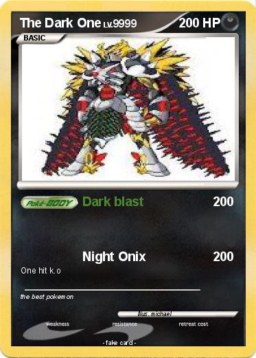 Pokemon The Dark One