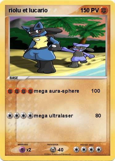 Pokemon riolu et lucario