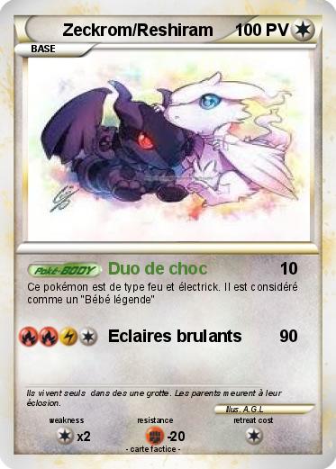 Pokemon Zeckrom/Reshiram