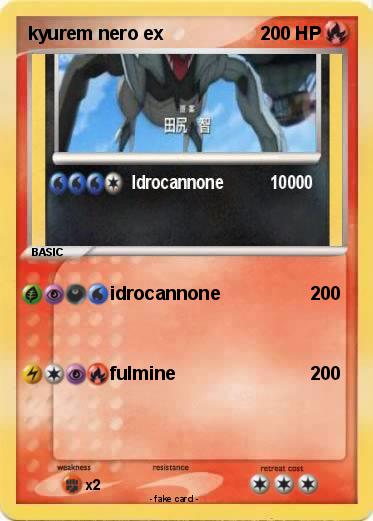 Pokemon kyurem nero ex