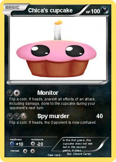 Pokemon Chica's cupcake