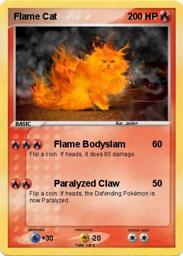 Pokemon Flame Cat