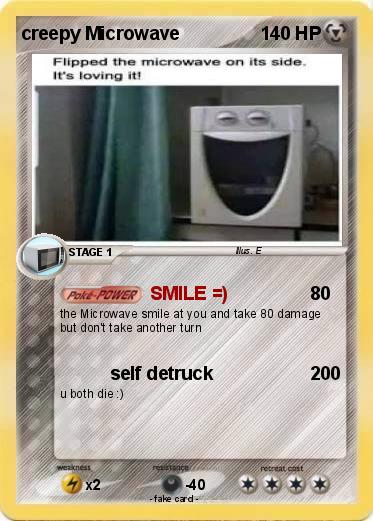 Pokemon creepy Microwave