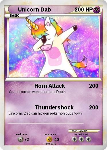 Pokemon Unicorn Dab