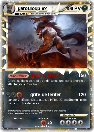 Pokemon garouloup ex