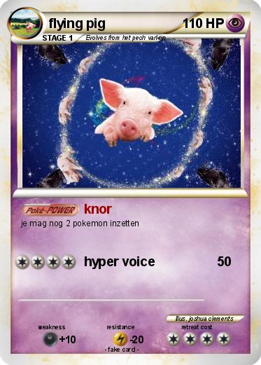 Pokemon flying pig