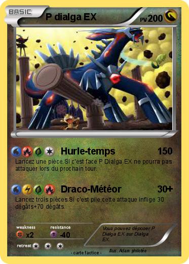 Pokemon P dialga EX