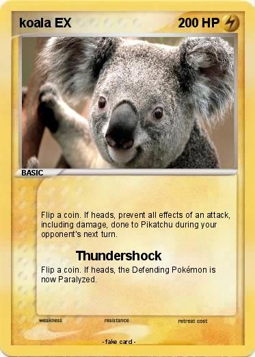 Pokemon koala EX