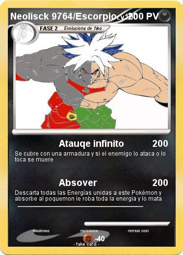 Pokemon Neolisck 9764/Escorpio
