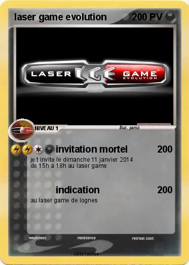 Pokemon laser game evolution