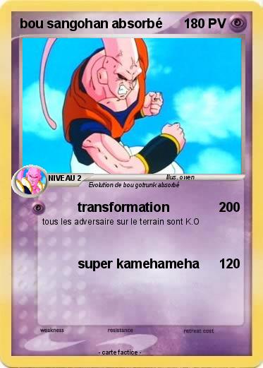 Pokemon bou sangohan absorbé